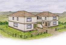 Two-bedroom double storey flats