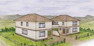 Two-bedroom double storey flats