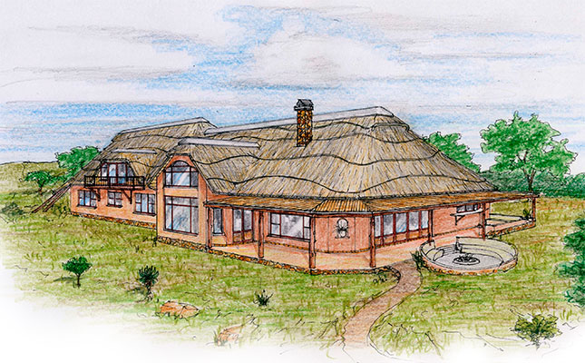 House on a hilltop House on a hilltop