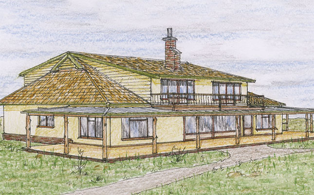 Namibian farmhouse design