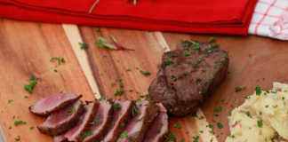 Kroonstad marinated game steak