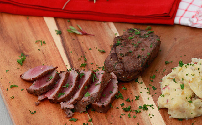 Kroonstad marinated game steak