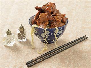 Roasted pork in a Chinese marinade (char siu)