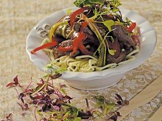 Oyster beef stir fry