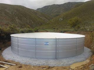WC department of agriculture puts up water tanks for community