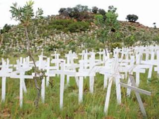 Some controversy on farm murder monument