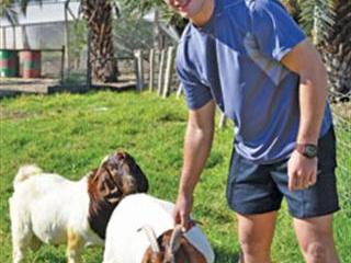 Matriculant farms successfully with Boer goats