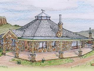 Octagonal farmhouse design