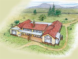 A modern farmhouse