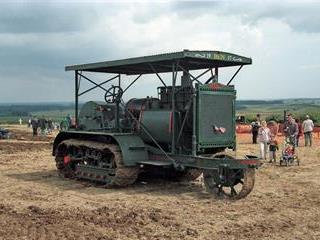 Vintage farming machinery