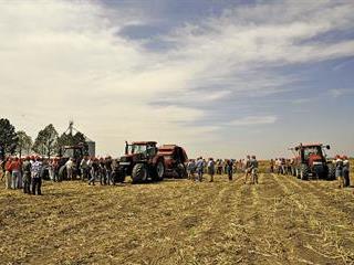 A training session with Case IH