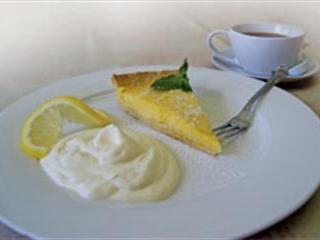 Not so sweet:  Struggles with a lemon tart