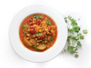Calabash & chickpea curry