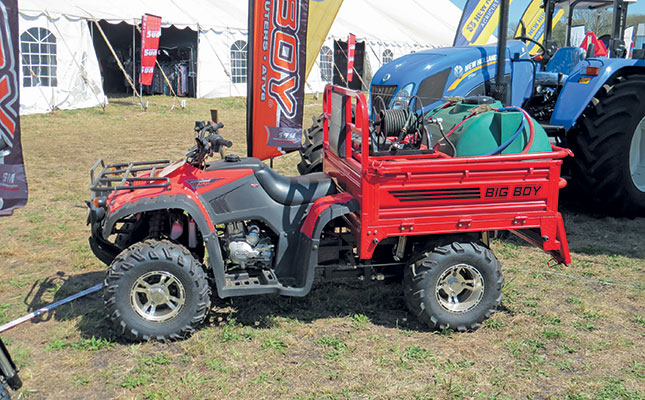 All-terrain vehicles at the Nedbank Eston Show