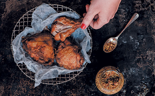 Deep-fried chicken