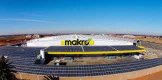 Makro’s Woodmead store is currently being fitted with 1 720 photovoltaic panels collectively capable of producing 709 500kW of electricity from sunlight.