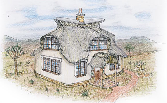 Scottish-style, double-storey home