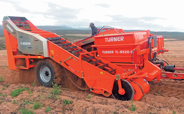 Turnerland: potato and onion harvesting equipment