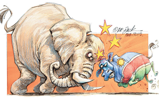 Livestock farmers and elephants clash in Namibia Livestock farmers and elephants clash in Namibia