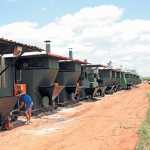 Tobacco is cured in large containers heated by coal-fired ovens. When Farmer’s Weekly visited the farm, maintenance was being done to prepare for harvesting