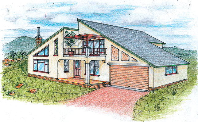 A compact, double-storey home A compact, double-storey home