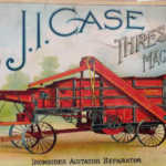 One of Jerome Case’s early threshers.