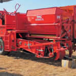 Imac RB45-55 trailed lateral potato harvester