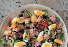 Tuna and egg salad