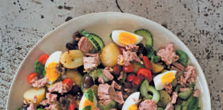 Tuna and egg salad