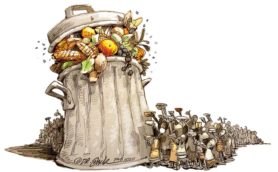 Smallholder co-operatives combatting food waste