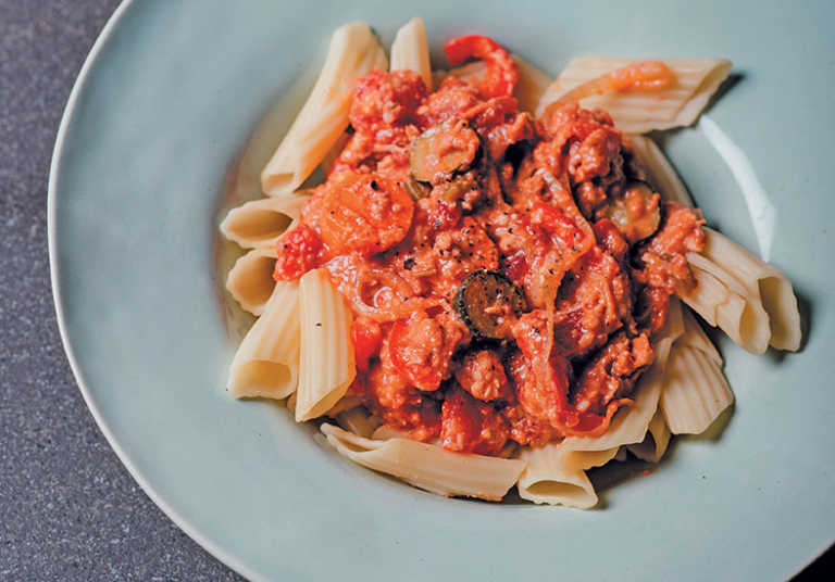 Delicious chicken ragu