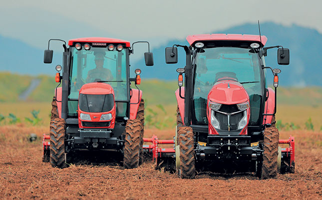 The autonomous electric tractor, Yanmar