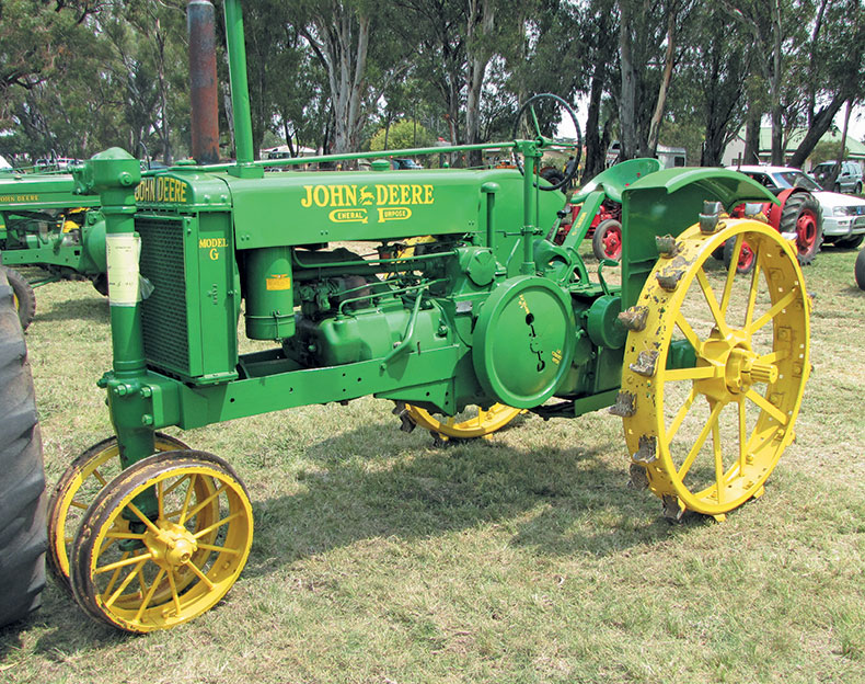 100 years of John Deere tractors