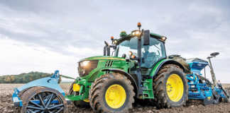 John Deere 6130R with CommandPRO option.