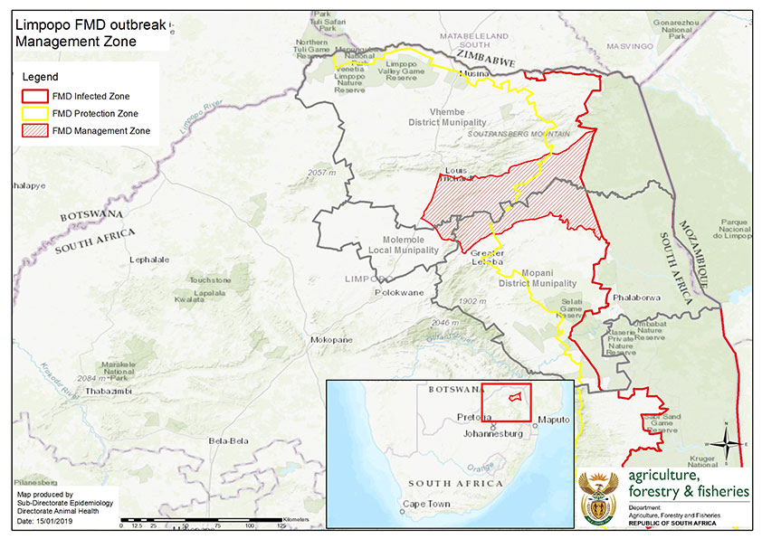 Limpopo FMD Outbreak Management Zone