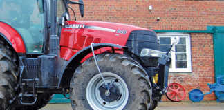 Case Puma 240 tractor fitted with TractAir’s central tyre inflation system