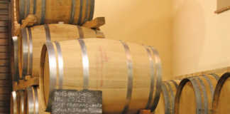 wine barrels