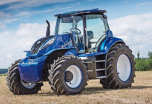 Methane Powered New Holland tractor