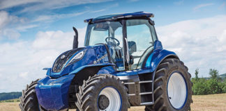 Methane Powered New Holland tractor