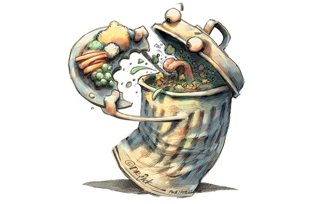 Big food waste while people go hungry Big food waste while people go hungry