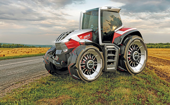Futuristic concept tractor wins design award
