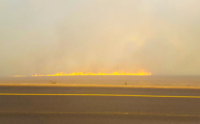 Wildfire season starts early for Western Cape grain farmers