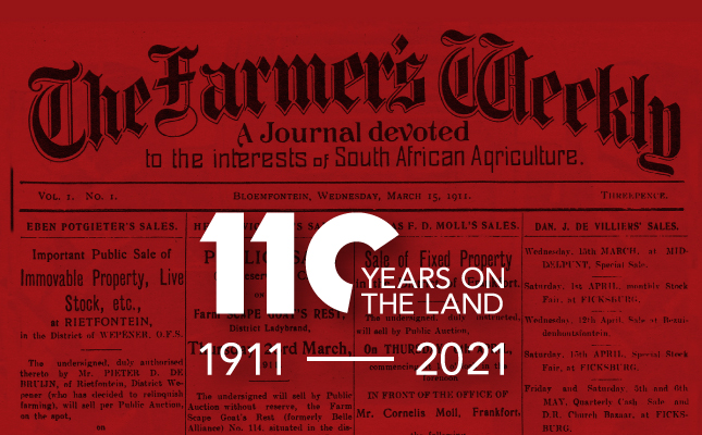Be part of Farmer’s Weekly’s 110th commemorative edition