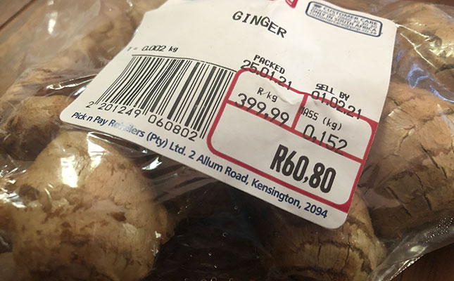 Seven retailers identified for ginger, garlic price gouging