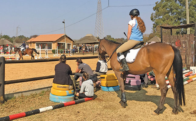 Balancing with your seat and legs