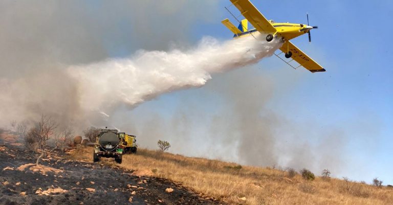 Wildfires threaten sensitive North West World Heritage site