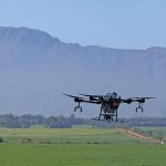 Modern drones can now compete with aeroplanes when it comes to wheat and maize crop spraying.