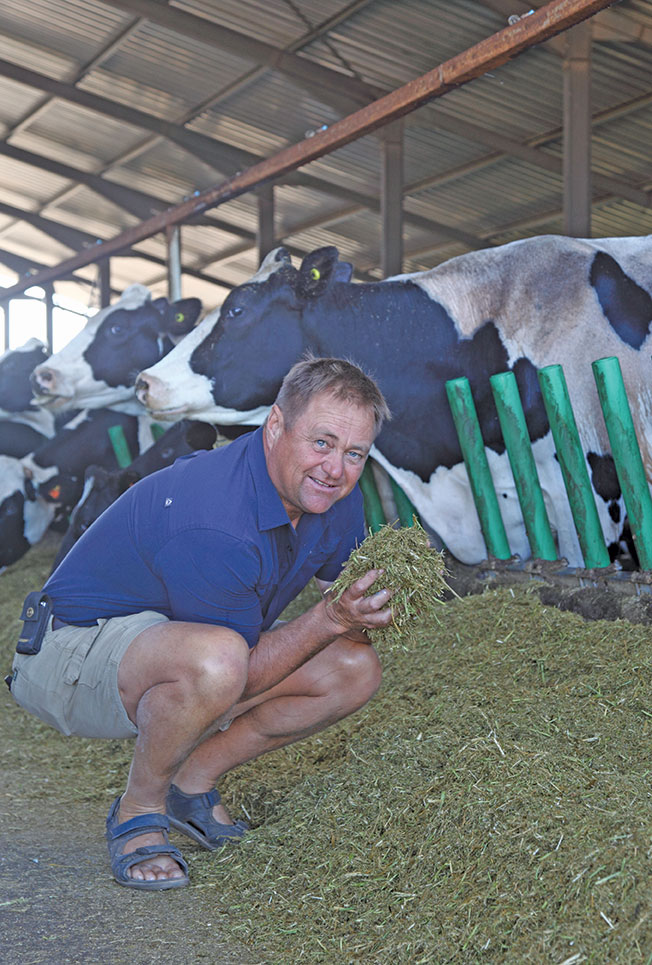 Dairy farmer JK Basson