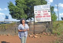 Female farmer Gladys ’Nana‘ Towbola of Peezel Farms in Gauteng