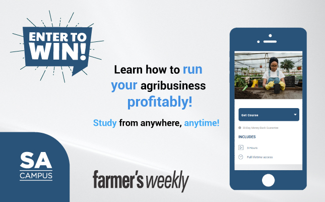 Win 1 of 3 agribusiness courses with SA Campus! Win 1 of 3 agribusiness courses with SA Campus!